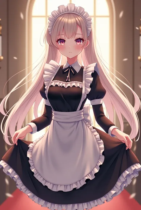 Anime girl maid