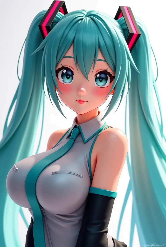 Hatsune miku profile photo with bigger boobs