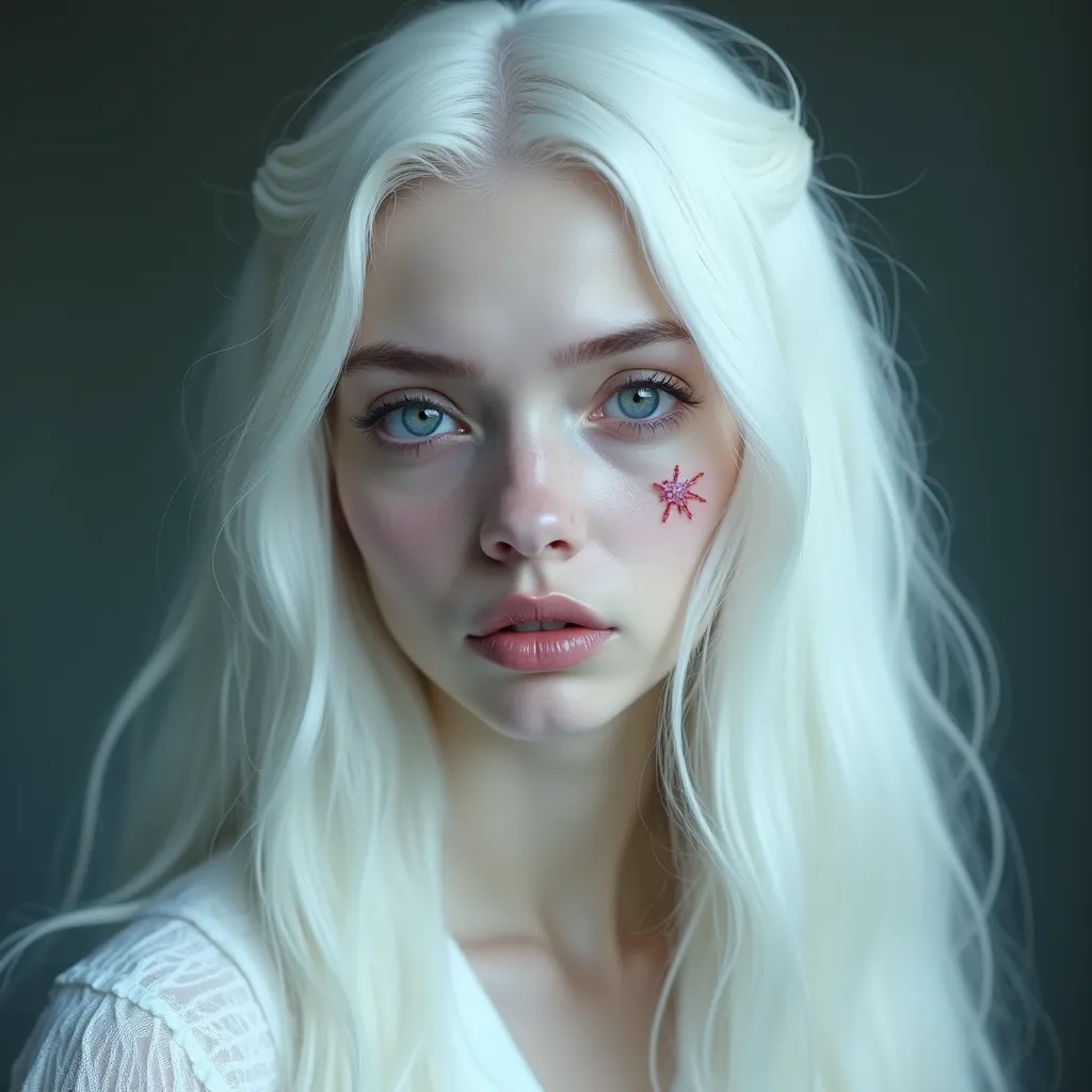 "She creates a young woman with an ethereal and delicate appearance. Its shape She normally has long, straight white hair, that contrasts beautifully with her pale skin, which is marked by subtle scars, vestiges of the painful experiments she underwent. Hi...