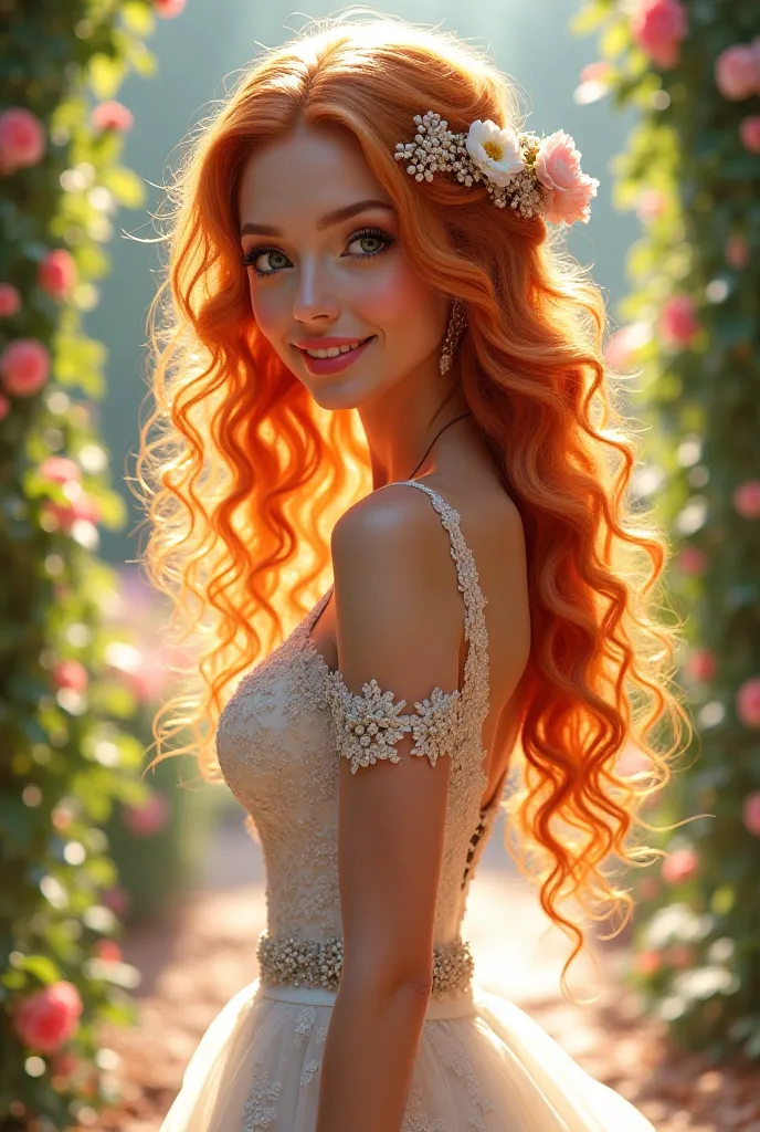 Curly bride