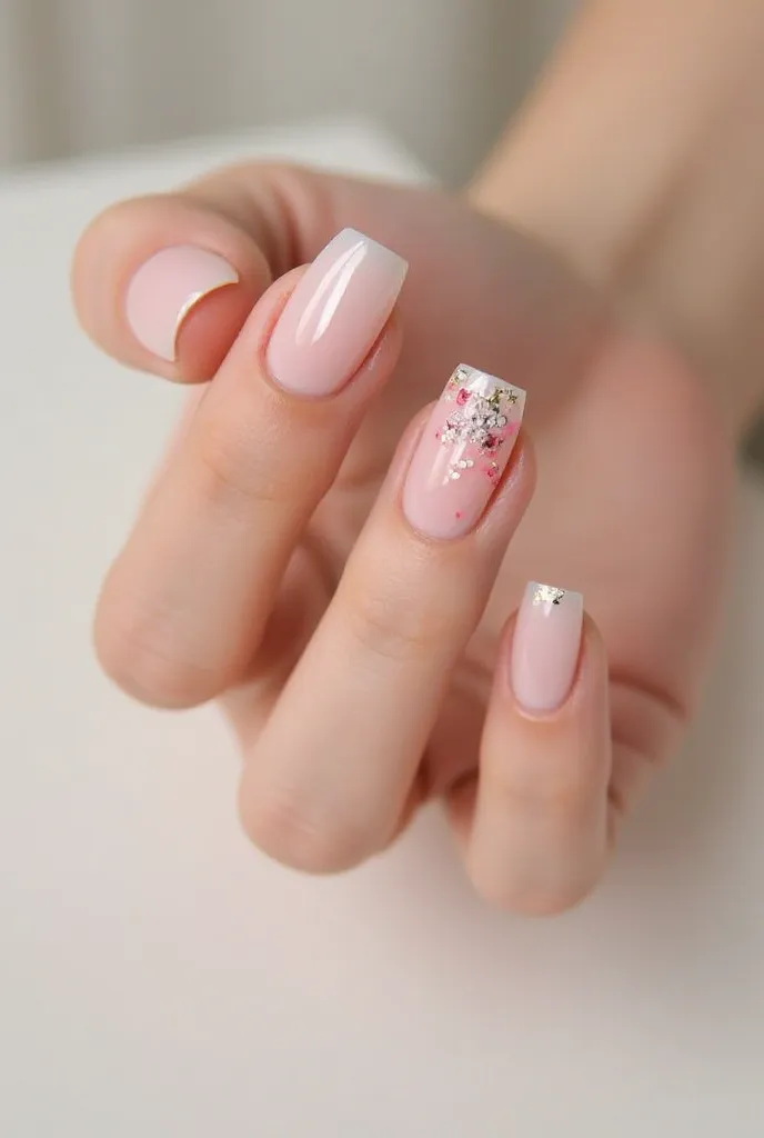 soft, feminine, and classy stunning nail design 