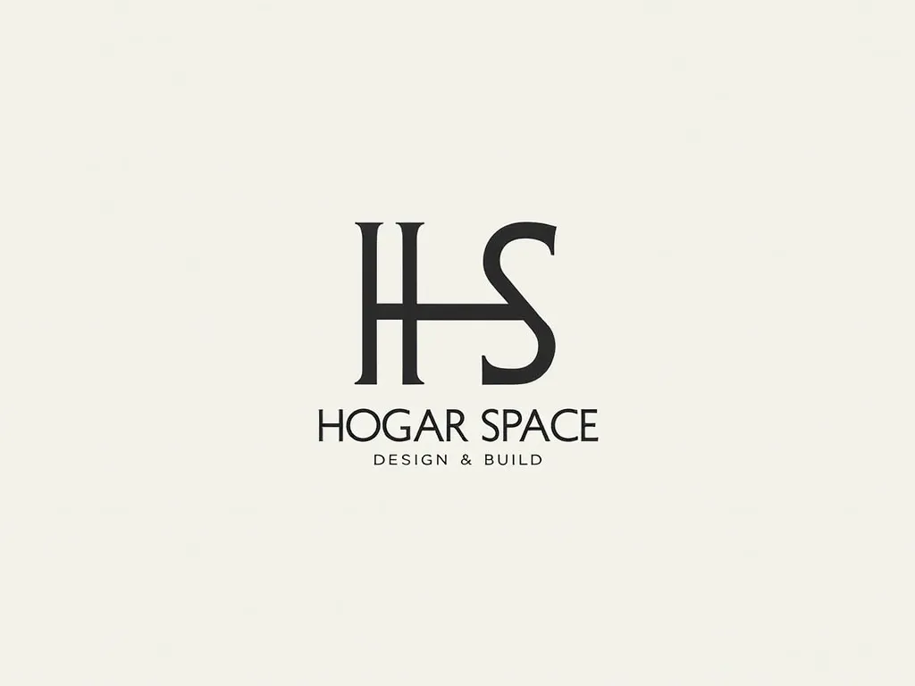 "I am looking to create a modern, memorable, and versatile logo for my company, HOGAR SPACE DECORATION DESIGN LLC. The logo should be sleek, contemporary, and easy to recognize, representing our expertise in interior design and build services while allowin...