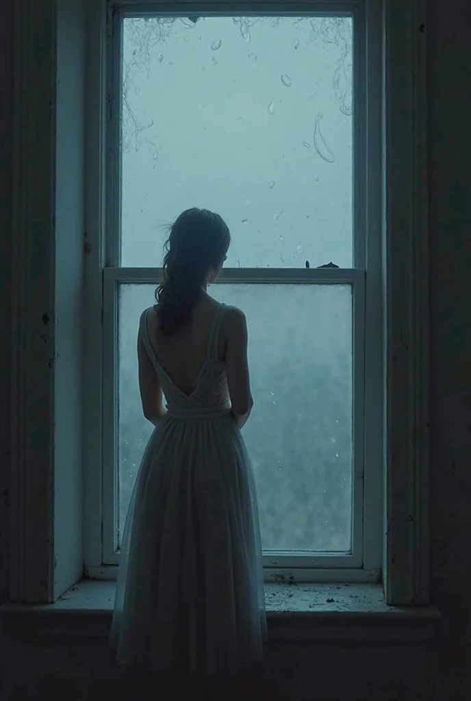 At the foggy window
The rain will tell me secretly 
How did he come back to life yesterday 
How can he live later.

No one hears the voice,
but I'll silently watch the.
Would be tangled in her hair right now 
and look carelessly at the sky. 

I'll find a w...