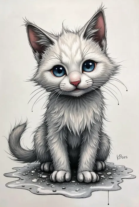 drawing wet pussy