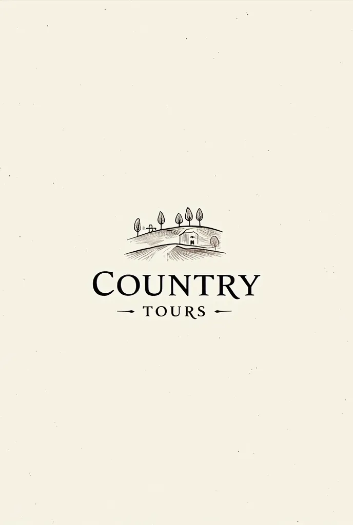 Make me an elegant logo about a company called country tours 