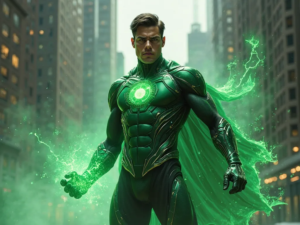 Ramón Esteban Gómez Valdés y Castillo with green lantern