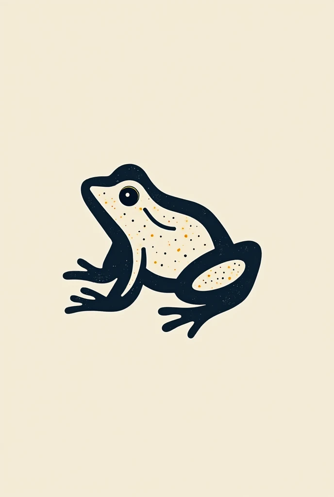 2d vector logo frog