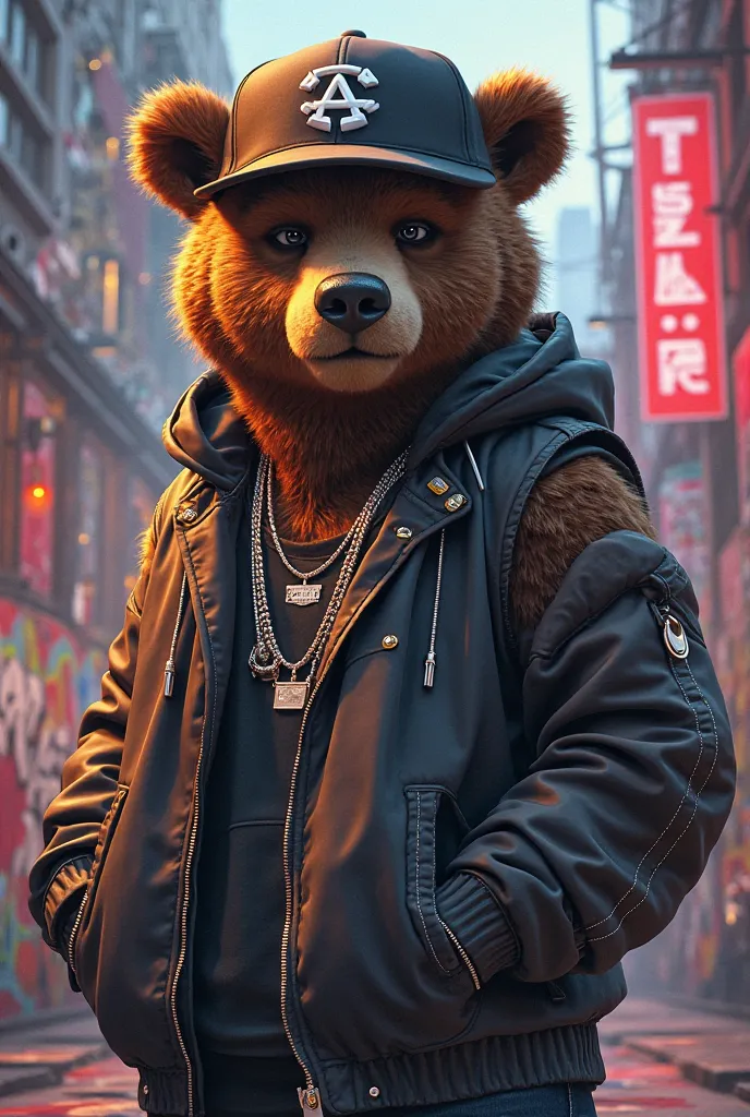 Rapper style little bear