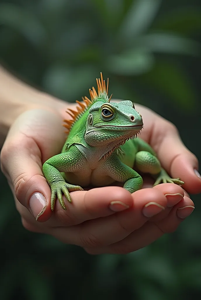 Put an iguana in my hand