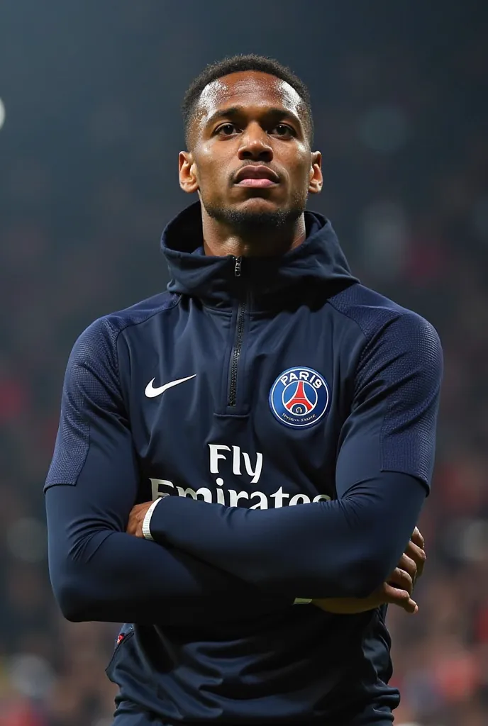 1️⃣ Mbappé motivant son équipe à la mi-temps

“Dans un vestiaire de football moderne, Kylian Mbappé se tient debout, regard intense et déterminé, en train de motiver ses coéquipiers. Autour de lui, des joueurs en maillot du PSG semblent fatigués mais écout...