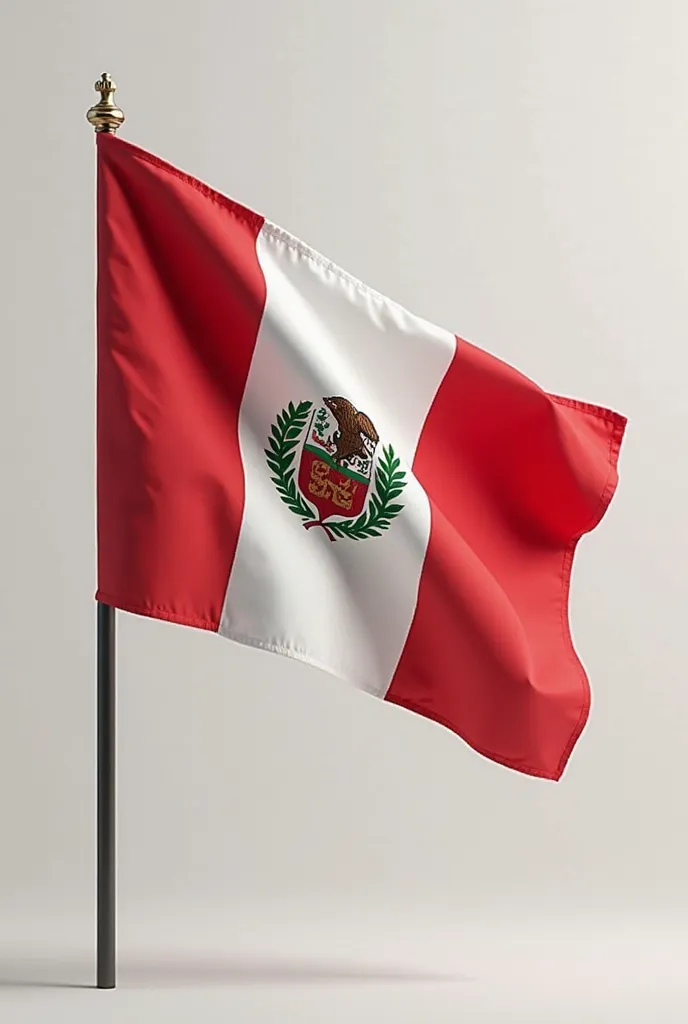 Without a badge on the right, always the flag of Peru 