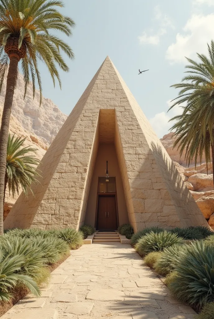 an architectural project for a modern tomb, inspired by Egyptian funerary architecture, using principles of sustainability
(Natural materials, passive ventilation, integration with the landscape)
1.-They must draw up a basic design plan, indicating the cha...