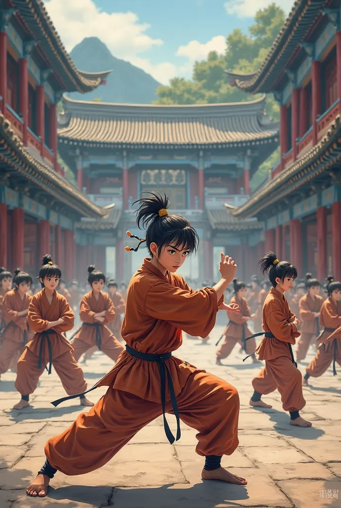 Criacas Training at the Shaolin Temple anime