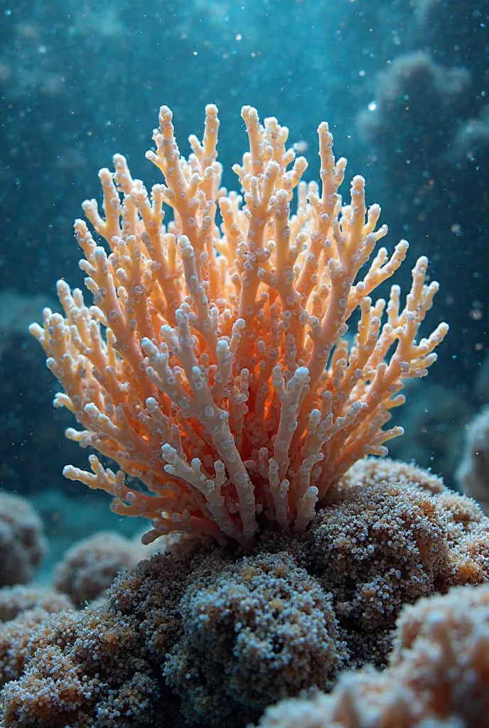 Catalaphyllia jardinei has a distinctive shape, isolated from any marine environment, with fine details showing the natural coral structure, and a neutral background.