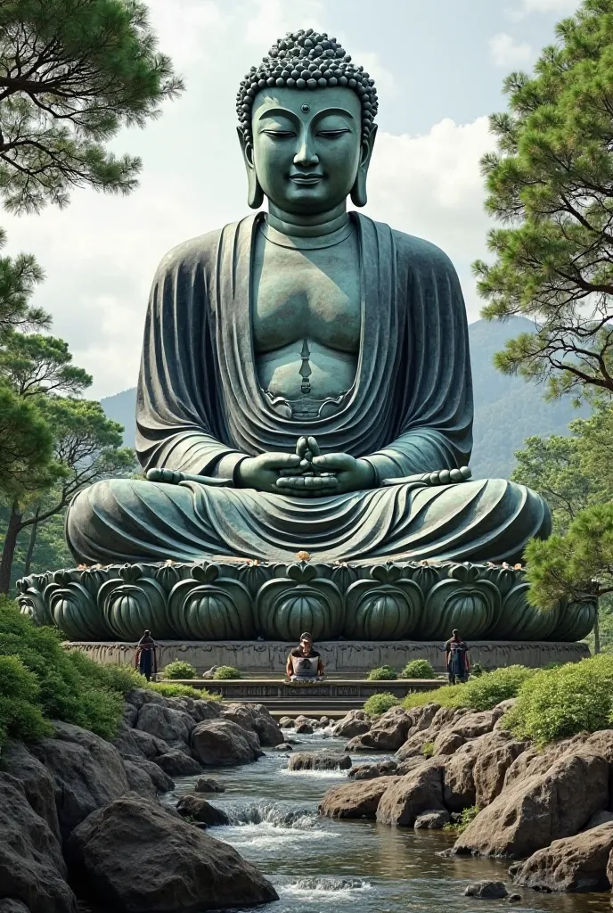 The Great Buddha of Kamakura walks