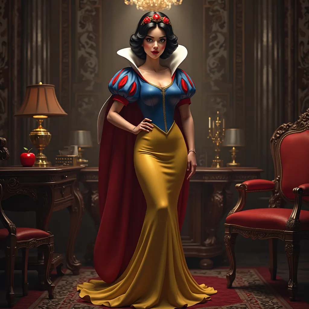 Disney's Princess Snow White as Mafia boss
