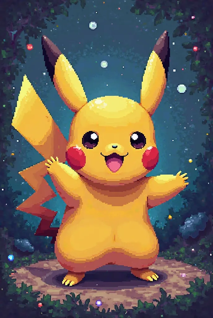 Pikachu pixel art 