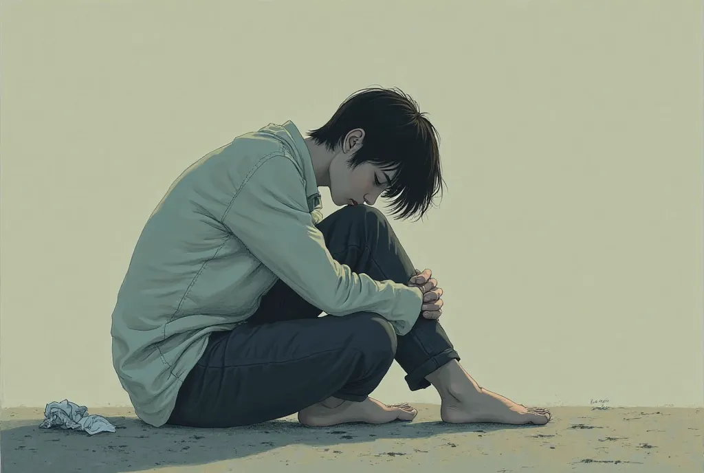 Text: "Or because they give up too soon…"
Visual: A person sitting on the ground after falling, looking defeated.
Psychology: Low contrast colors, sad tone to show failure.