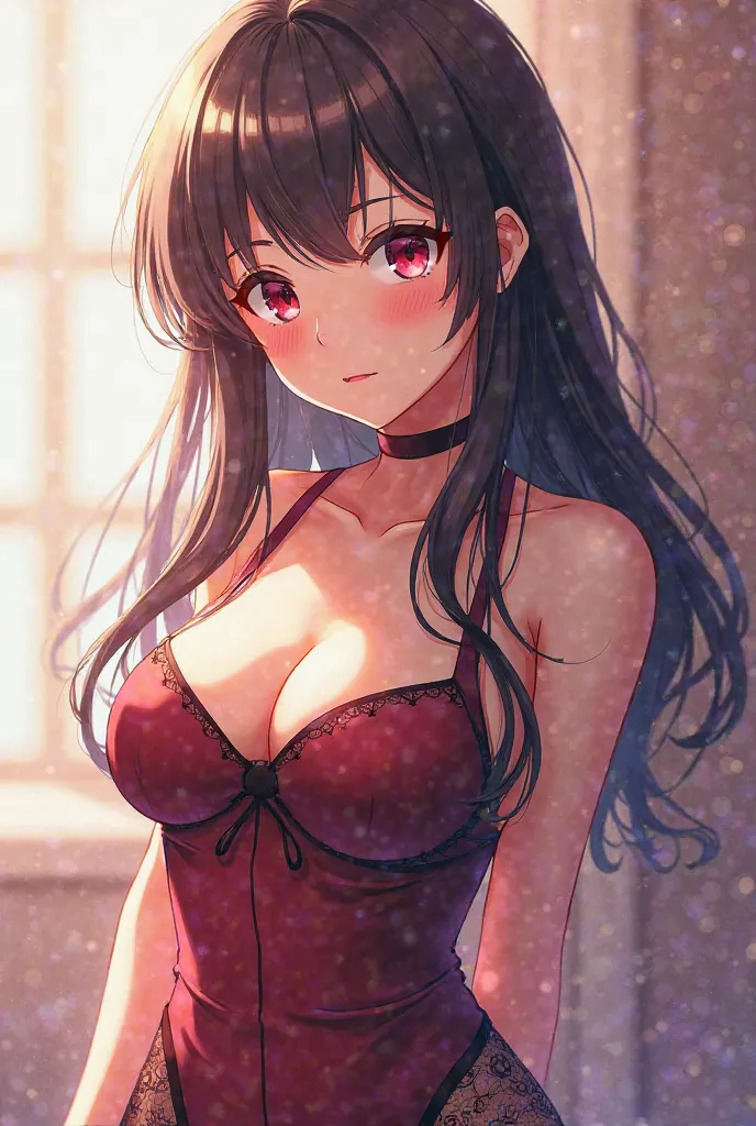 Anime girl with big boobs