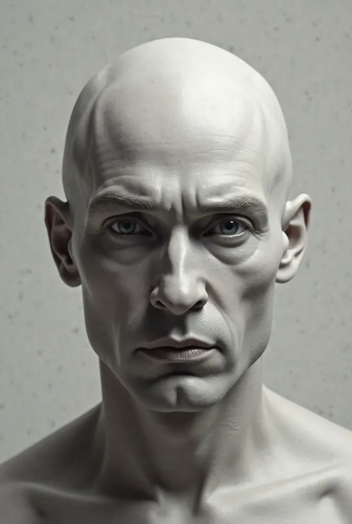 The bald head of a whiter man