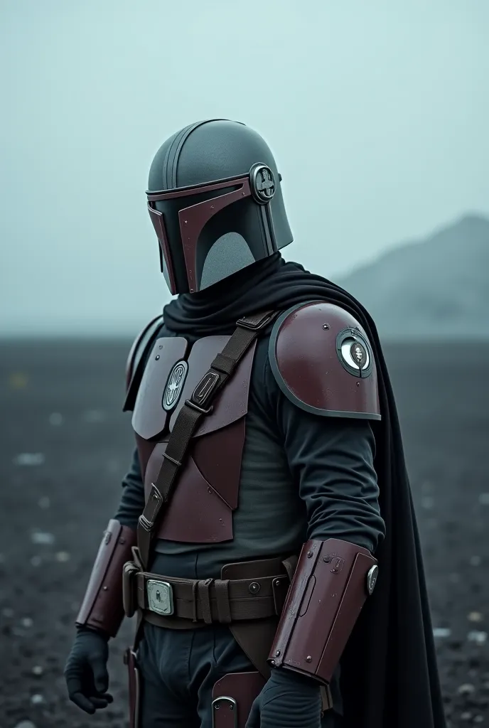 You can create sad photos of the Mandalorian?