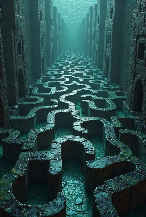 an animated maze that is difficult and has a way out