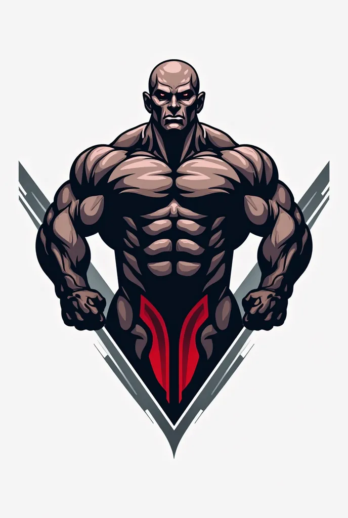 "Create a modern and striking logo for a bodybuilding instructor called 'MINGAU'. The design should convey strength, evolution and energy, with a professional and dynamic style. Use colors such as black, gray, red to represent power, health and reliability...