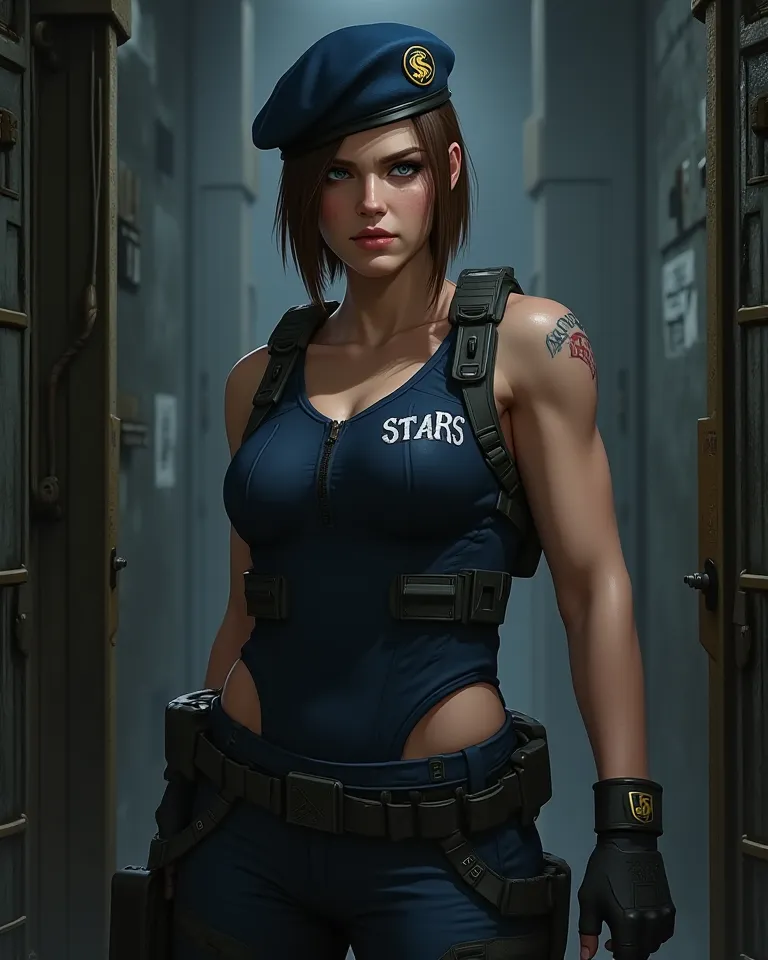 Jill Valentine Resident Evil classic outfit from the S organization.t.a.R.S.