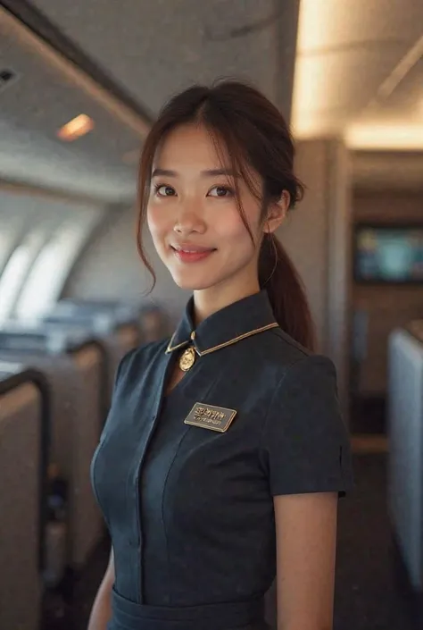 Korea girl, stewardess