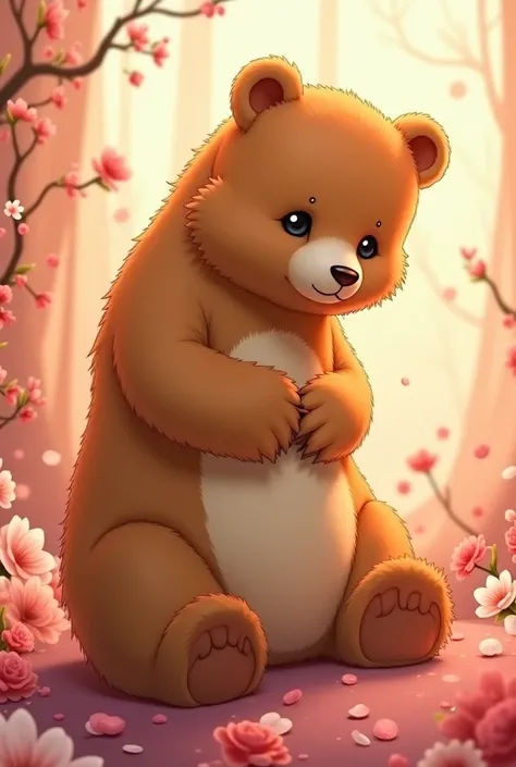 Seductive manga bear 