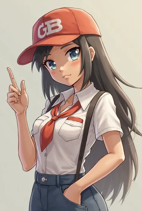 Can you make a Pokémon trainer where you can see her tits 