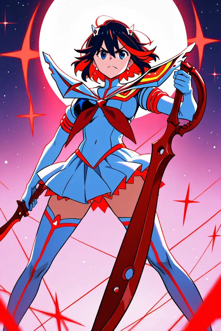 fused character, ryuko matoi (kill la kill), and sailor moon