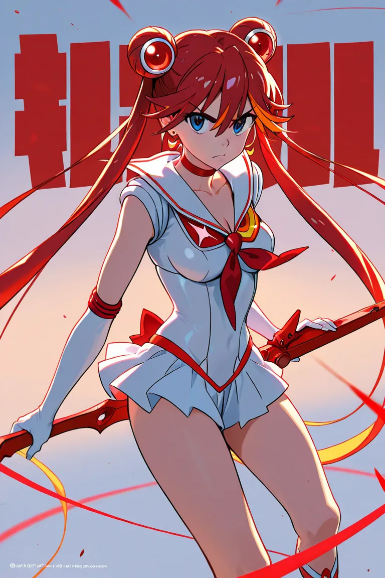 fused character, ryuko matoi (kill la kill), and sailor moon