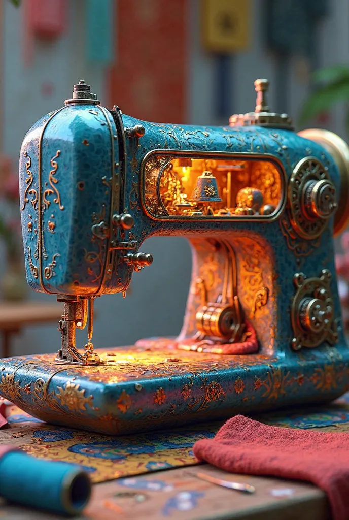 Do a hertizcreaciones sewing workshop embodied in a sewing machine