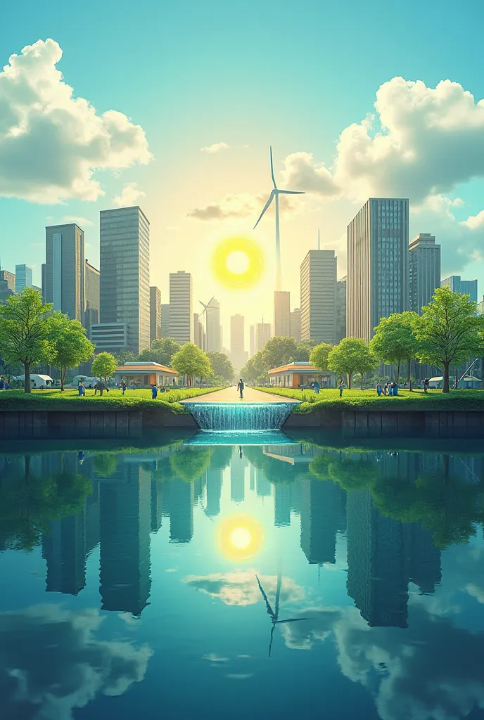 creates several images based on this: How could it be reduced
To reduce global warming, , the following measures can be implemented:

Transition to renewable energy: Since solar and wind power5.

 Energy Efficiency : Improve building insulation and use eff...