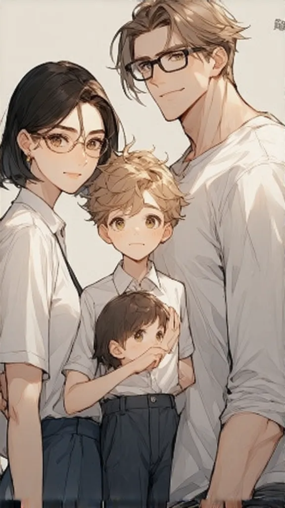 Family photo

A Korean webtoon poster that conveys the fierce emotions and tension of the three main characters is framed with a wide camera angle that reveals the surrounding atmosphere — the first character is a tall young man with short, dark golden hai...