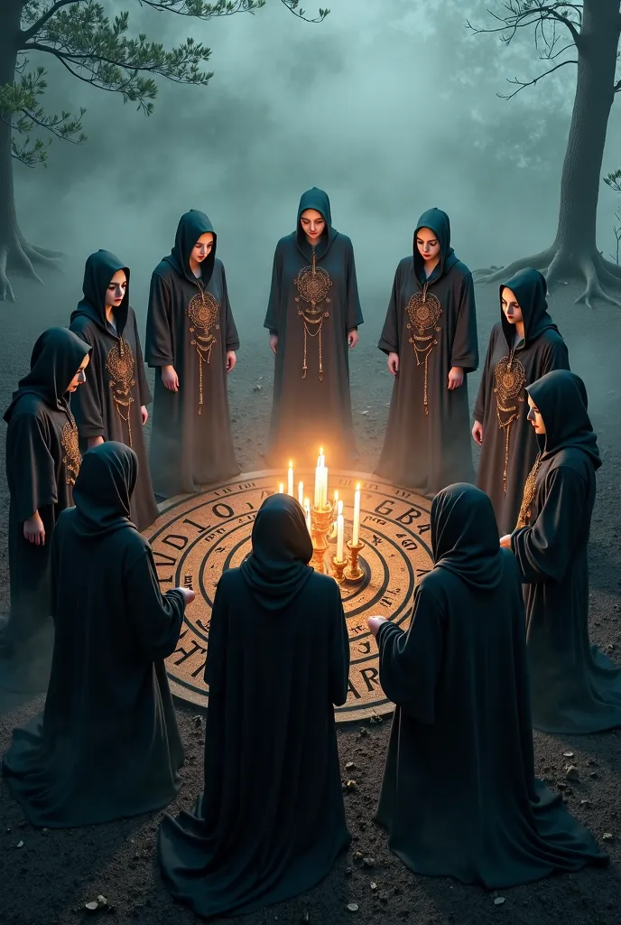 Make me a coven of 9 Witches
