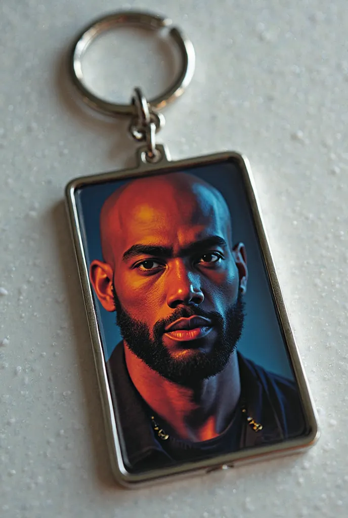 Simple lavar theme keychain photo

