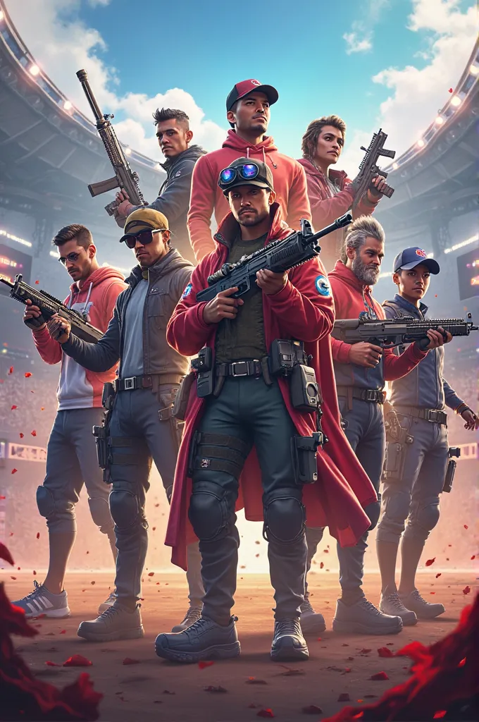 A Free fire sports Squad which is ATTACK HERO'S 💥