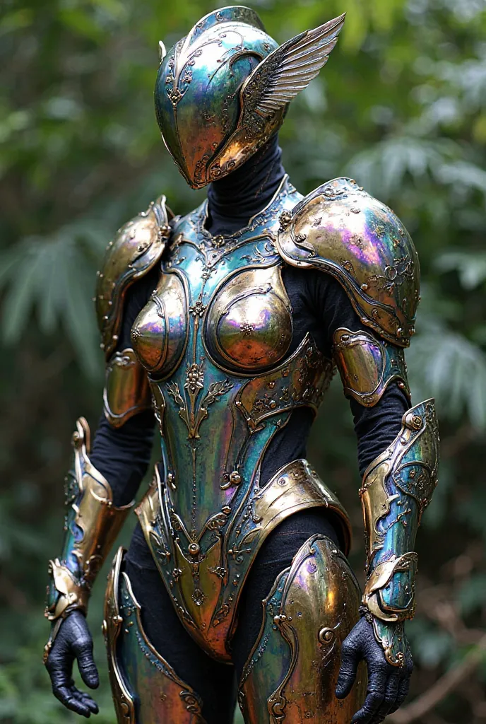 An armour inspired by a hummingbird 