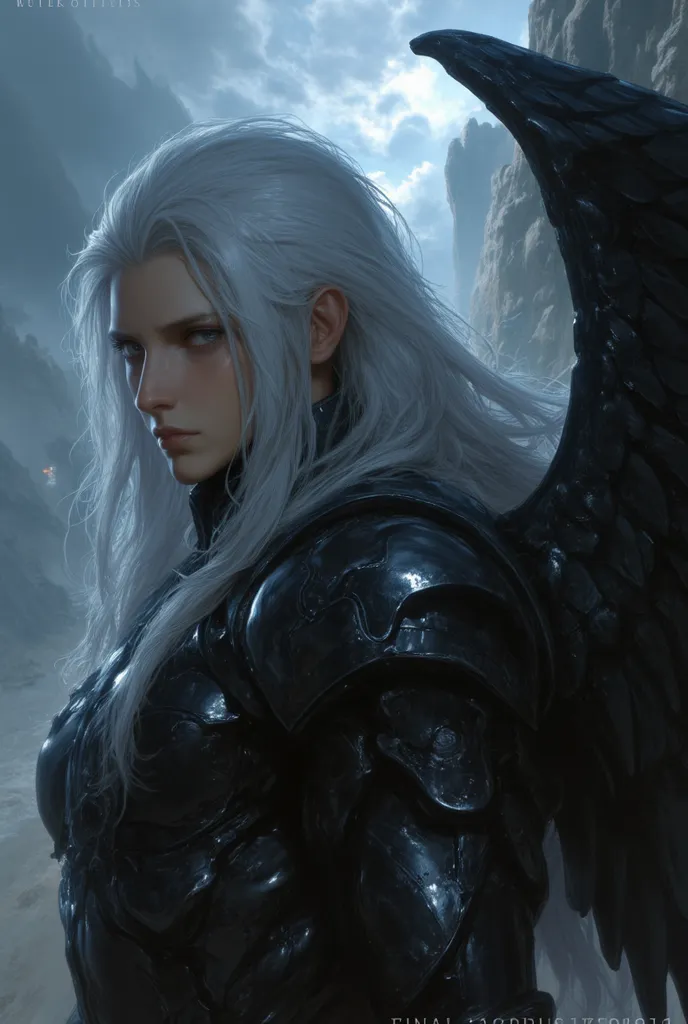 Realistic illustration of sephiroth 