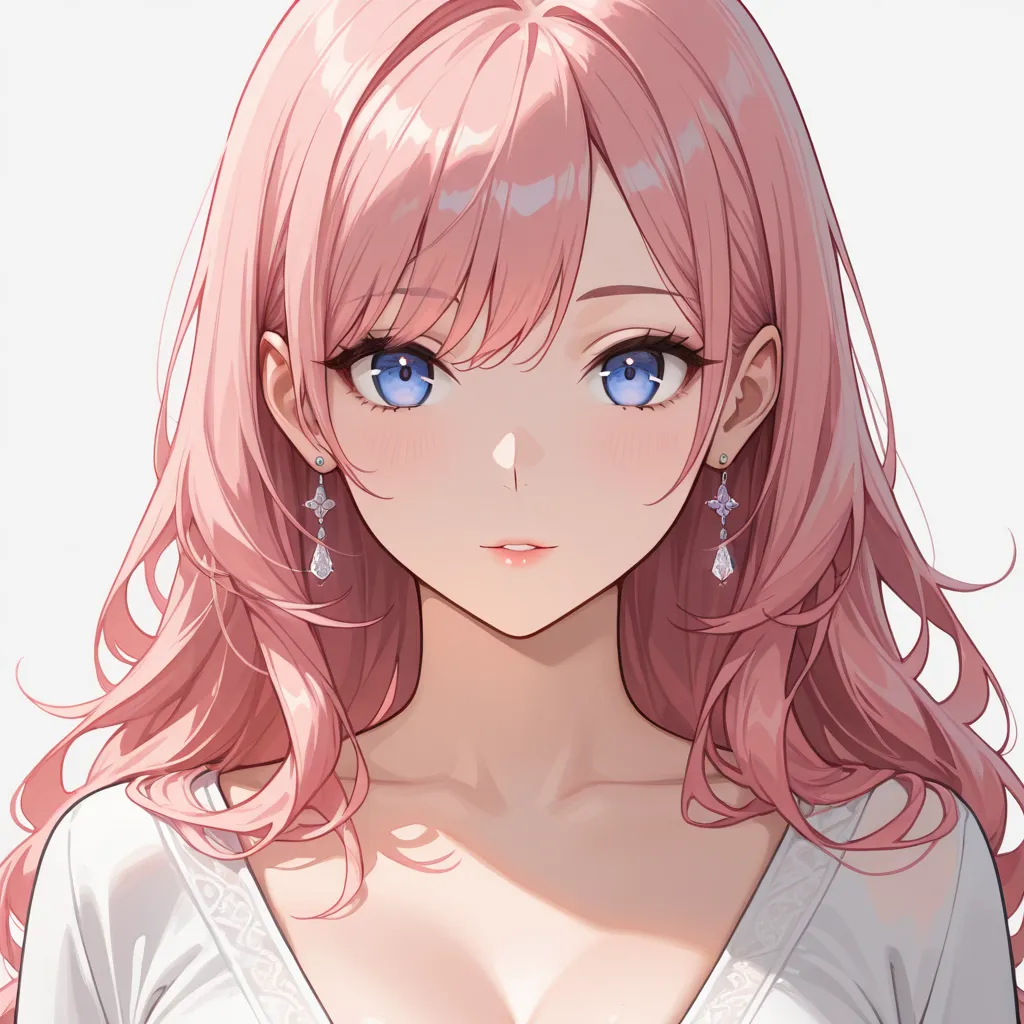 ultra-detailed,(best quality),((masterpiece)),(   highres),original,extremely, soft, faint lines and a light color palette to create a dreamlike and fragile appearance, 1girl, solo, adult woman, pink hair, long hair, 