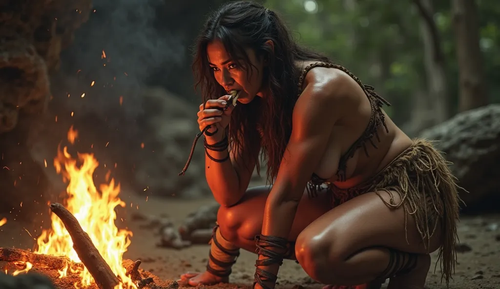 Character: Cavewoman
A hyper-realistic, cinematic-style representation with realistic, detailed human proportions. Highly detailed cinematic lens shot in 70mm film style.
Lighting: The scene is lit in a cinematic way with a touch of natural light, sharp de...