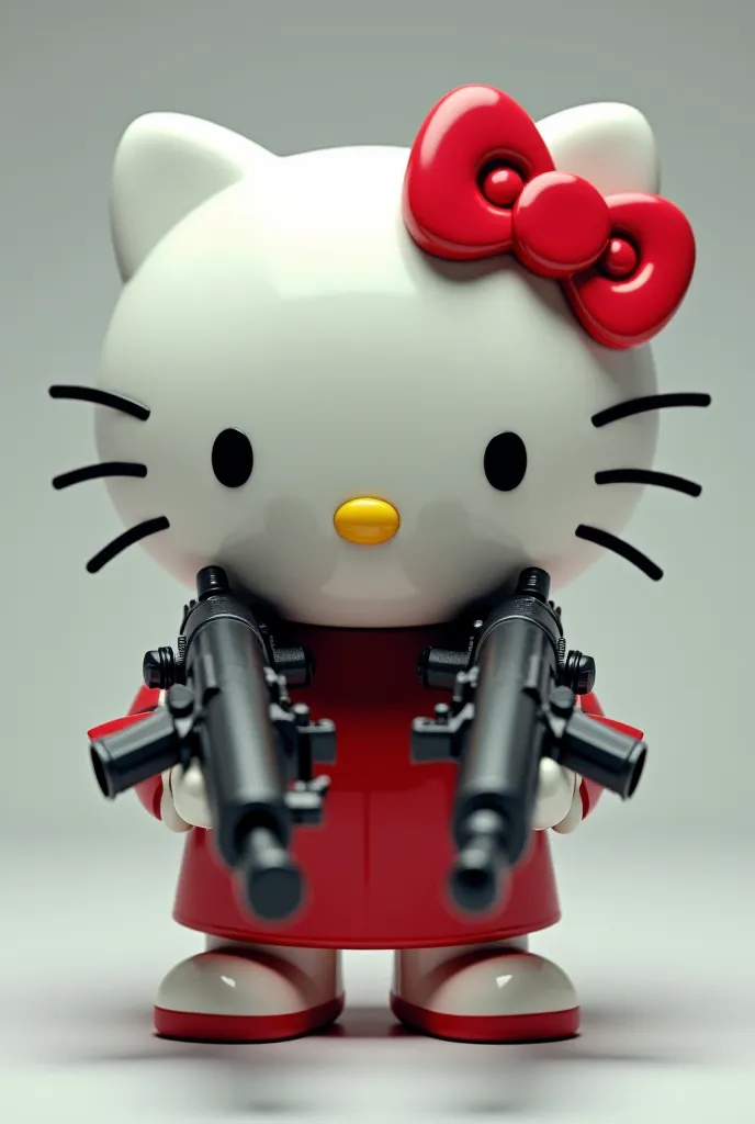 hello kitty with assault rifles 