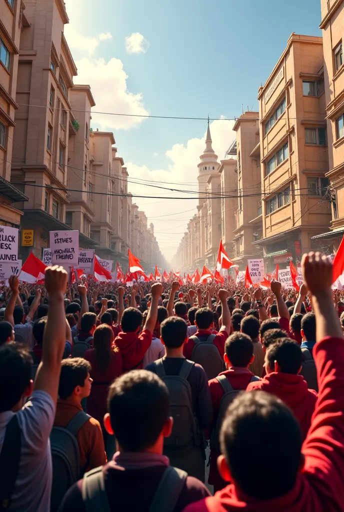 Arab street demonstrations