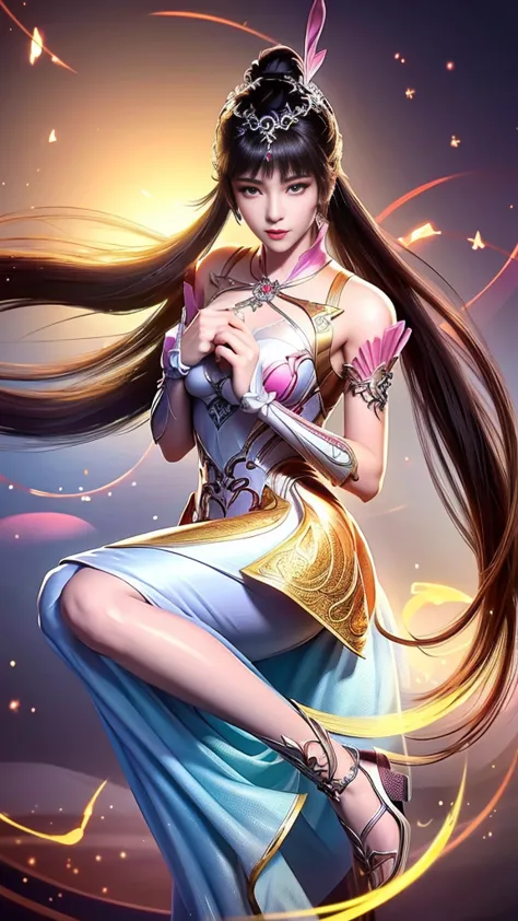 art website Pixiv {x}, Become a sailing art station , Xiuxian Sense of Technology ,  Detailed Fantasy Art ,  Stunning character art , Epic Beautiful Character Art,  Beautiful Armor , Extremely Exquisite Art Buds,  detailed digital animation art , Close-up ...