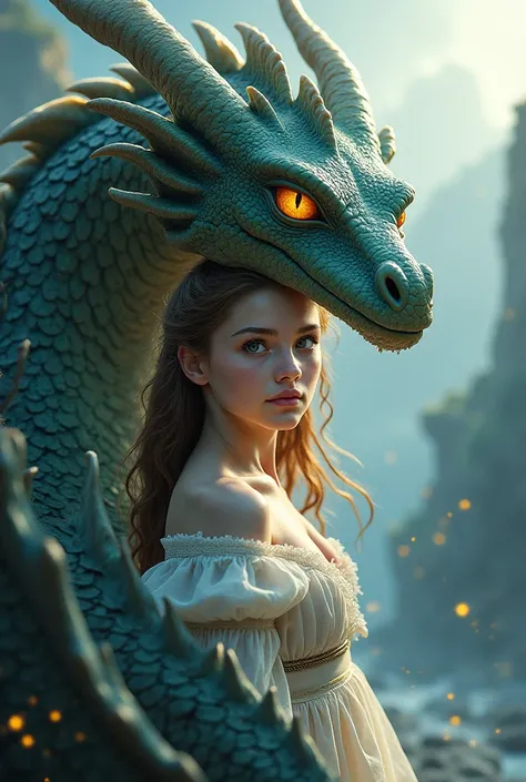 Can a girl with dragon eyes be led by a dragon, but she has red eyes in her. 