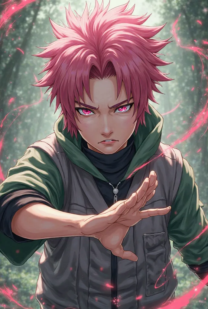 Male version of Sakura Haruno and that they have the Sharingan 