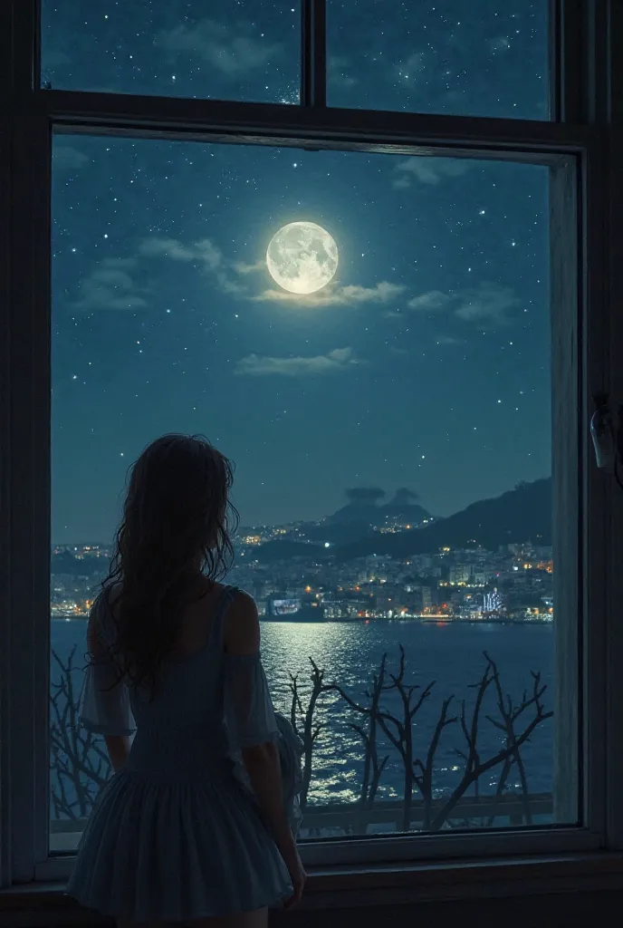 realism. Let night fall and look out your window, because I remember teaching you how to shine the stars and what each one of you said to me. Let the moon shine as brightly as you want, because in each season we meet and I loved you in different ways. Let ...