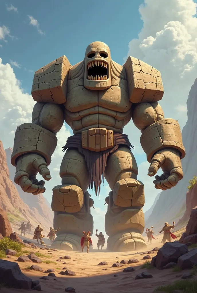 Make a Golem troop for Clash of Clans